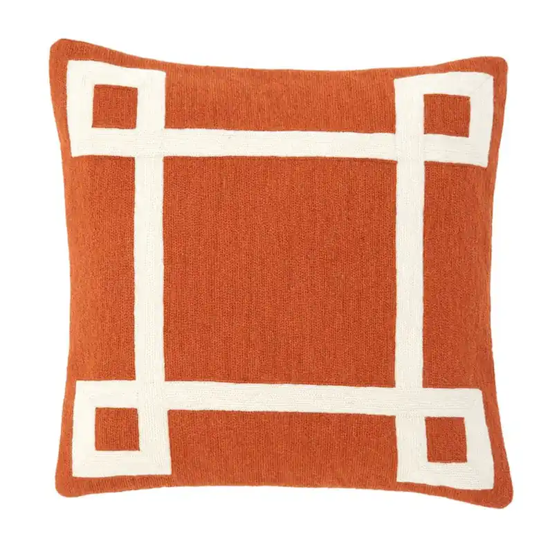 Jetzt Bestellen Casa Padrino cuscino design arancione 50 x H. 50 cm - cuscino di lusso
