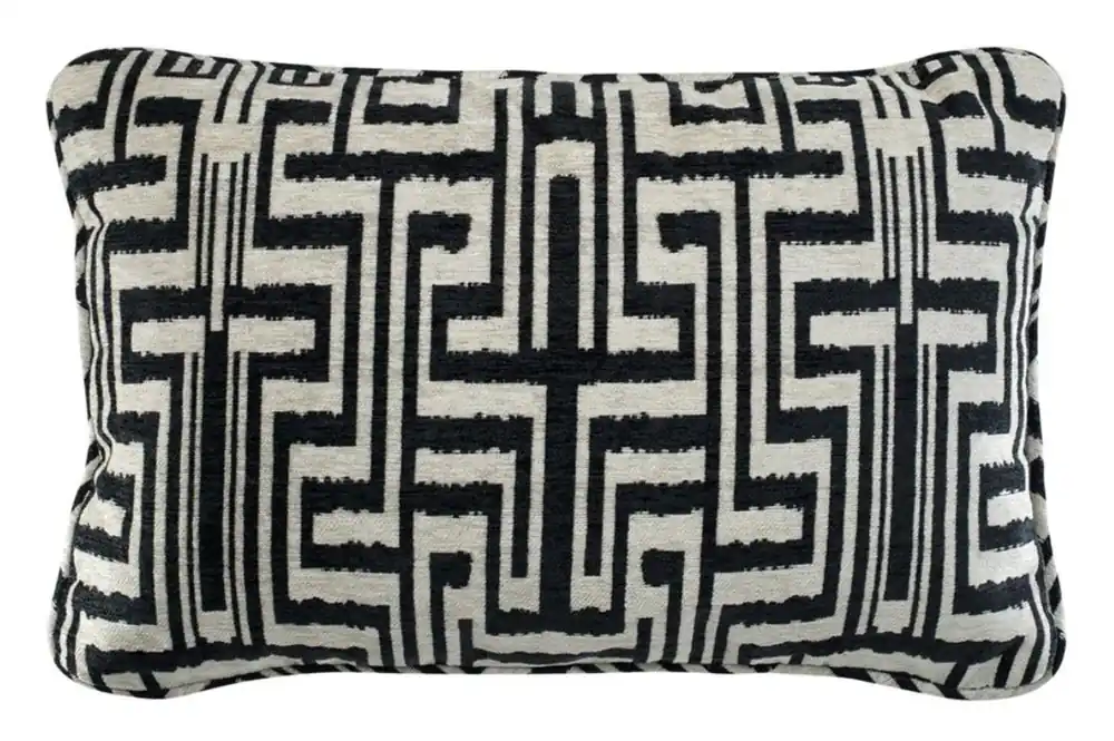 Casa Padrino Decorativo Designer Cuscino Nero / Beige 60 x H. 40 cm - collezione di lusso Jetzt Kaufen