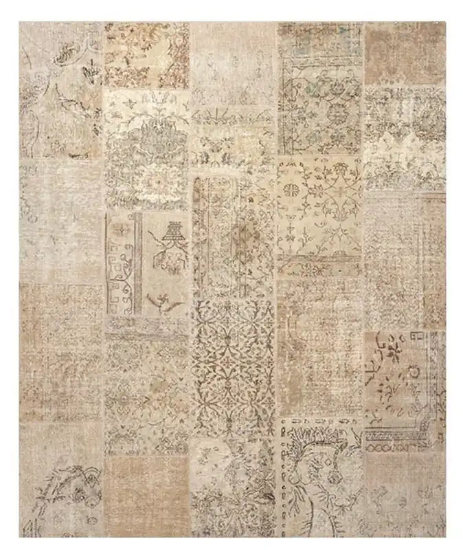 Casa Padrino Soggiorno Tappeto Beige / Marrone 250 x 300 cm - Tappeto di Lusso Markenprodukt