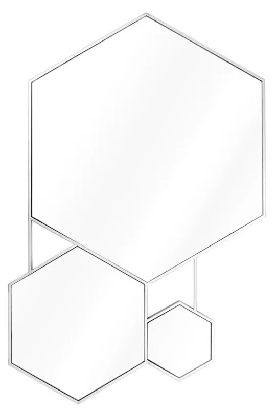 Nur Für Kurze Zeit Casa Padrino specchio di lusso argento 87 x H. 132 cm - specchio soggiorno