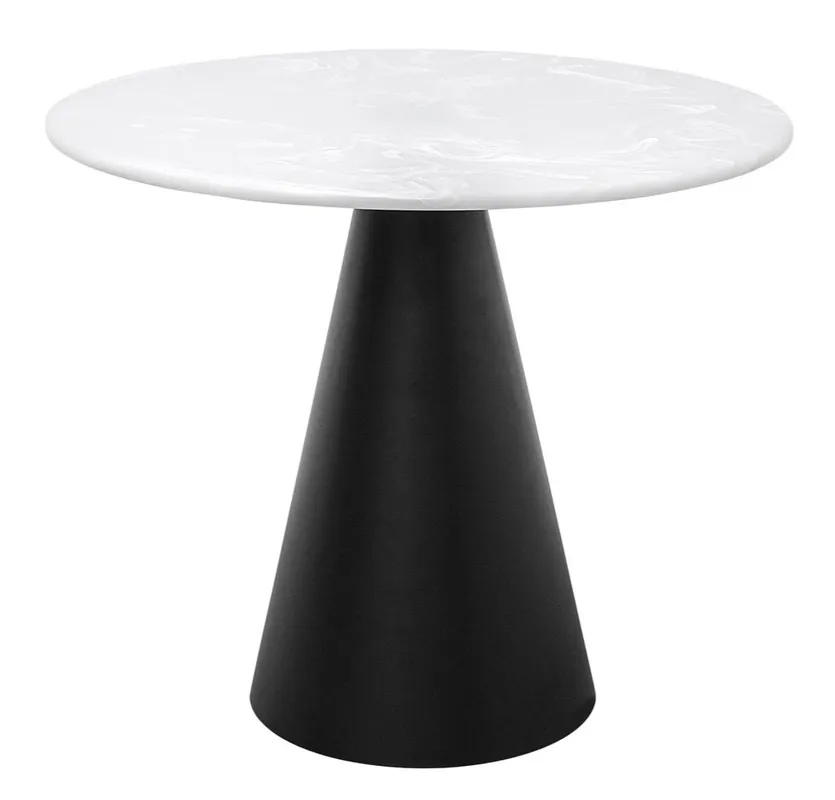 Casa Padrino tavolo da salotto design per nero / bianco 70 x H. 60 cm - Tavolo da Salotto Nur Heute