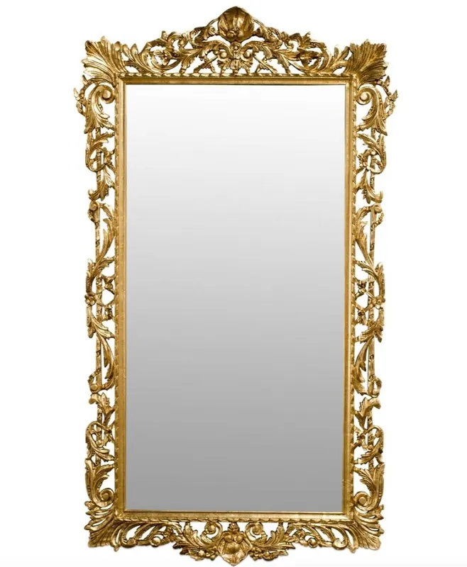 Casa Padrino Specchio Barocco Oro 110 x H. 195 cm - Specchio in Stile Antico Markenprodukt