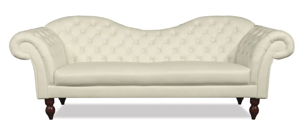 Casa Padrino Chesterfield Divano a 3 posti Venezia - Real Leather Cream Günstig
