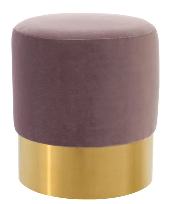 Casa Padrino lusso sgabello viola / oro 40 x H. 45 cm - Mobili per Alberghi Echt