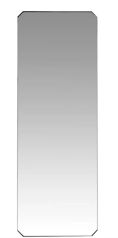 Neue Ware Casa Padrino specchio di lusso con struttura in acciaio verniciata a polvere nera 80 x H. 220 cm - Collezione di Lusso