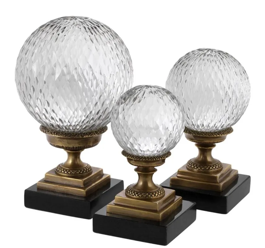 Knallerangebot Casa Padrino decorazione progettista set di 3 - Lussuosi Accessori Soggiorno
