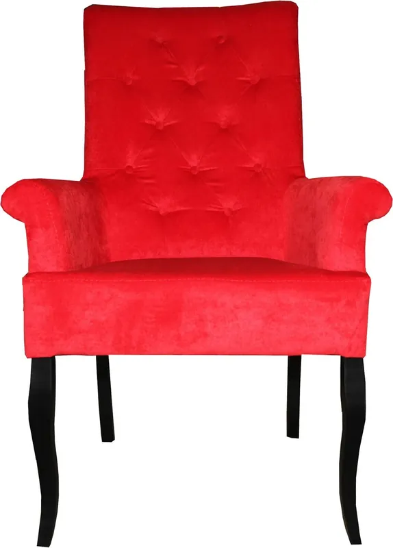 Jetzt Kaufen Casa Padrino sedia di lusso rosso / nero con il bracciolo - Barocco mobili - ristorante mobili ristorazione