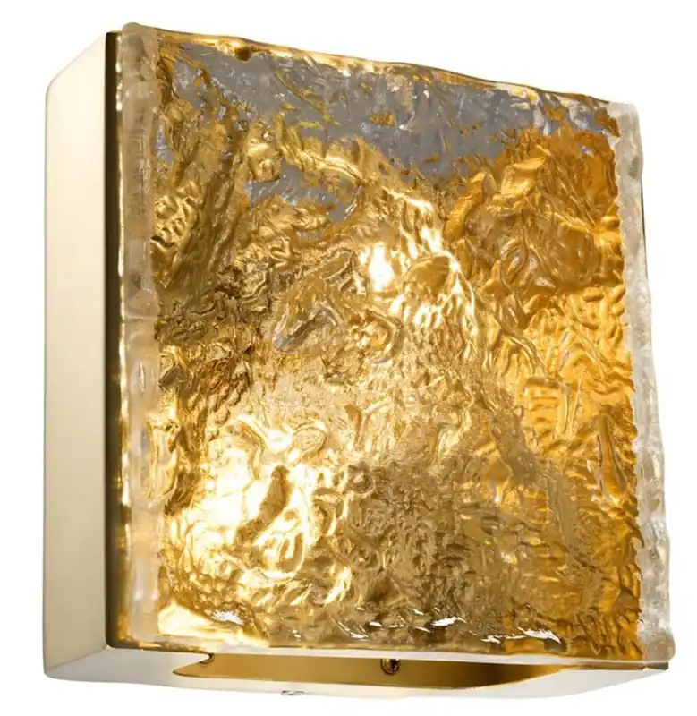 Direktkauf Casa Padrino lampada da parete per hotel ristorante oro 24 x 12,5 x H. 23 cm - Mobili di Lusso