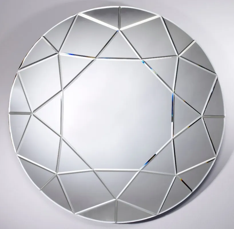 Markenprodukt Casa Padrino specchio da soggiorno Ø 90 cm - Collezione di Design
