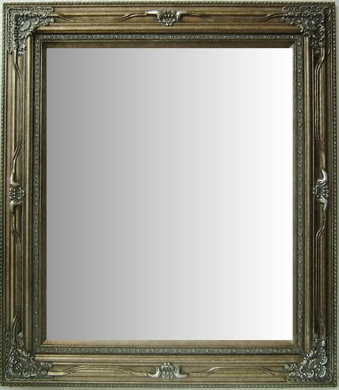 Solange Der Vorrat Reicht Specchio da parete in stile antico Casa Padrino Anzik argento B.60 x H.90 cm - Mobili da soggiorno barocchi