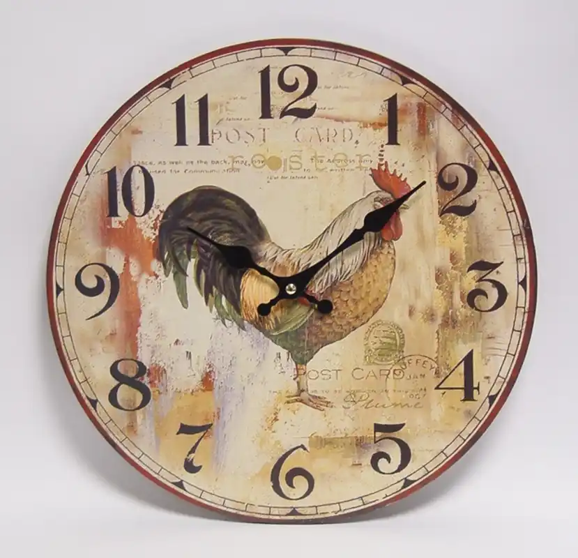Orologio da parete design Casa Padrino Orologio a pendolo da 34 cm Antique Look - Nostalgia Nostalgic Living Furnishings Top-Preis
