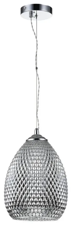 Nur Für Kurze Zeit Casa Padrino lampada a sospensione di lusso argento Ø 22 x H. 15,5 cm - Mobili di Lusso per il Soggiorno