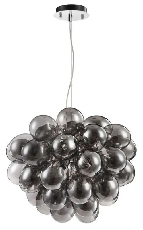 Expressversand Casa Padrino lampada a sospensione di lusso in design a forma di uva nero Ø 44-50 x H. 40 cm - Mobili di Design