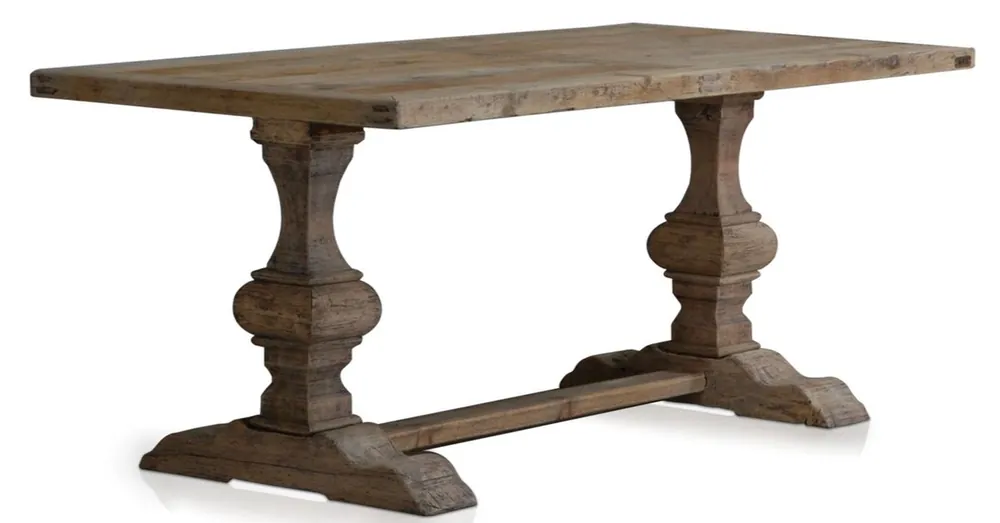 Direkt Vom Hersteller Casa Padrino tavolo da pranzo di lusso in legno massello colori naturali - Mobili da Pranzo
