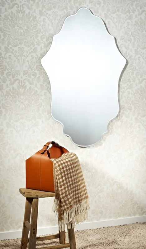 Begrenztes Angebot Casa Padrino specchio da parete di lusso 81 x H. 123 cm - Mobili in Stile Art Nouveau