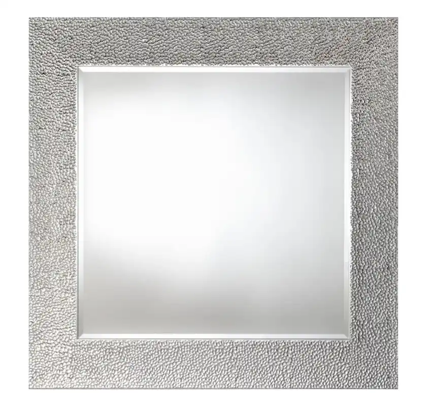 Geprüft Casa Padrino specchio soggiorno argento 102 x H. 102 cm - Collezione di Lusso