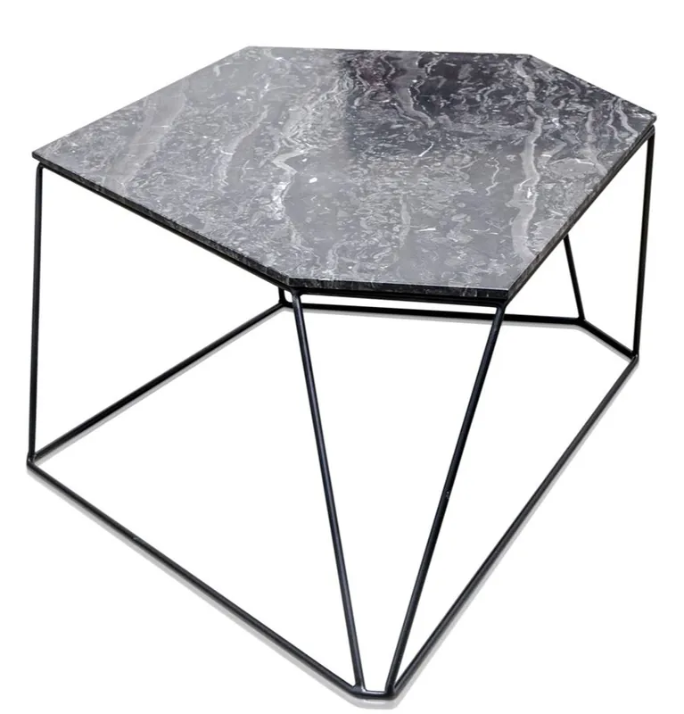 Schnäppchen Casa Padrino tavolino di design nero 89 x 54 x H. 30 cm - Tavolino di Lusso con Piano in Marmo
