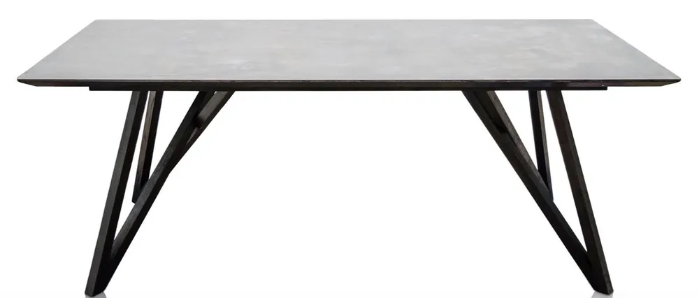 Casa Padrino tavolo da pranzo con piano rivestito in minerale - Mobili da Pranzo di Lusso Begrenztes Angebot
