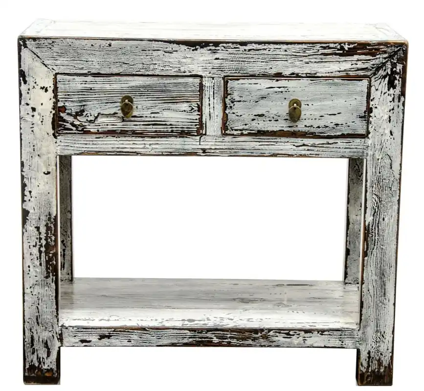 Nur Heute Casa Padrino console stile country stile antico bianco 90 x 40 x H. 85 cm - Mobili in Stile Country