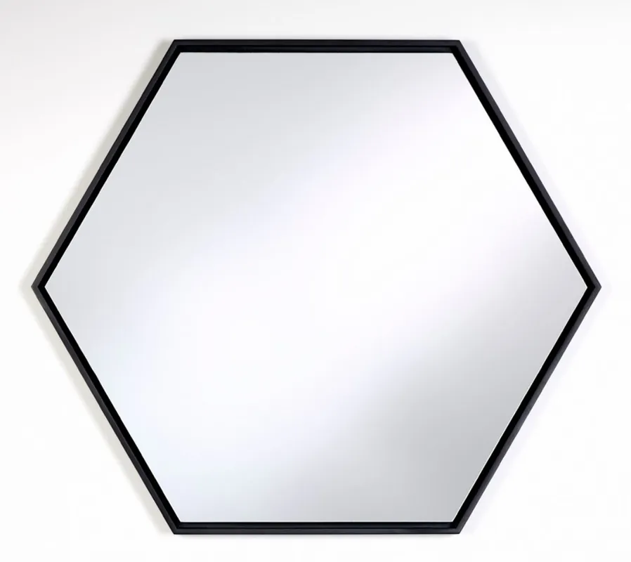 Casa Padrino specchio di lusso con cornice in legno nero 52 x H. 45 cm - Specchio da Parete del Soggiorno Expressversand