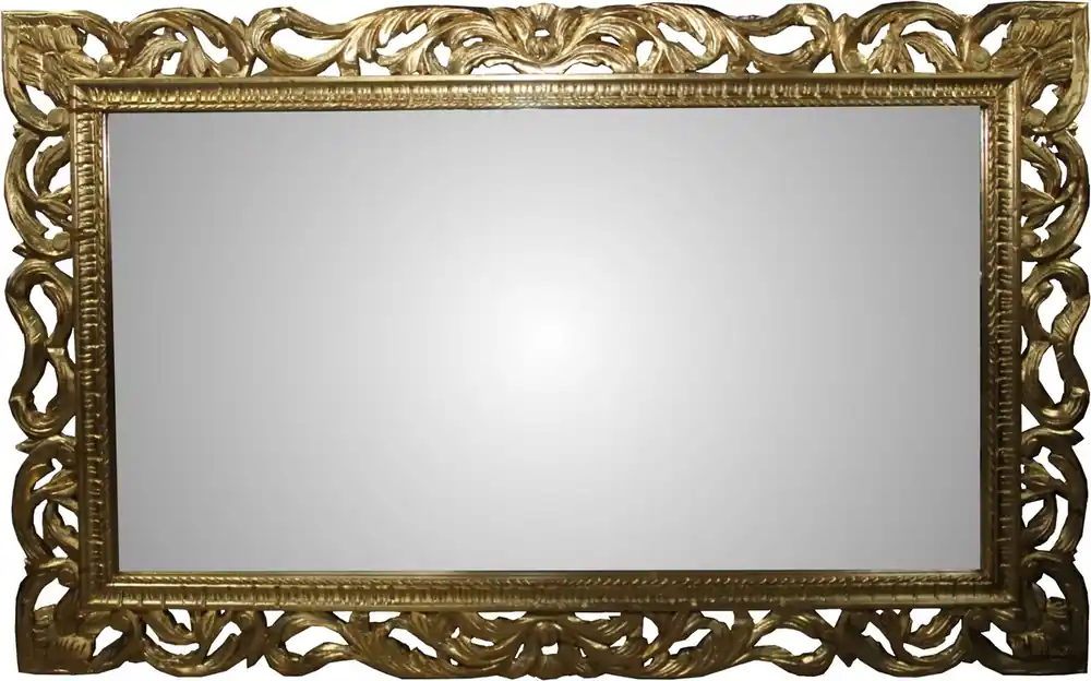 Nur Heute Casa Padrino Specchio barocco in oro fatto a mano 160 x 100 cm - Specchio in legno - Mobili barocchi