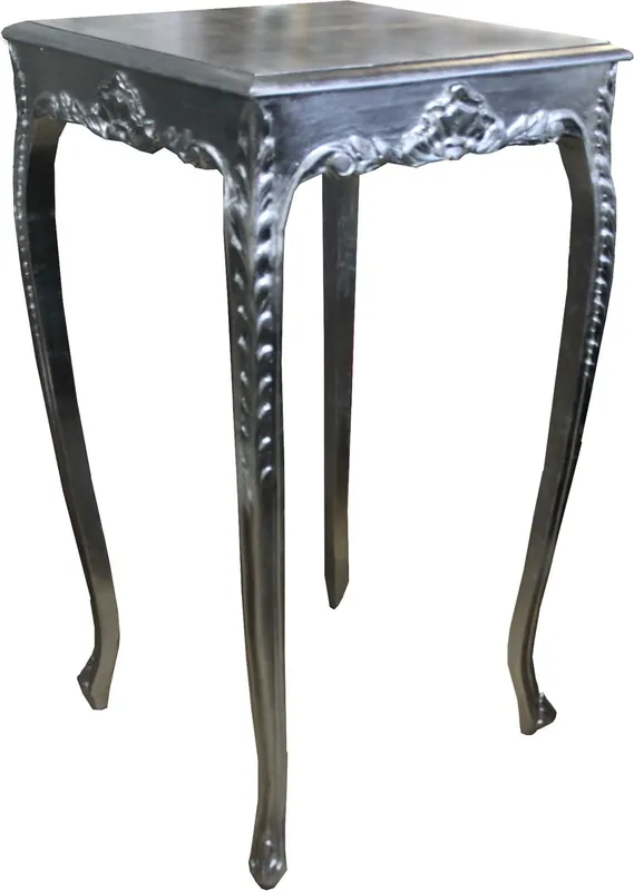 Tavolo bar bar Casa Padrino argento altezza 112 cm, larghezza 60 cm - mobili antichi Direktkauf