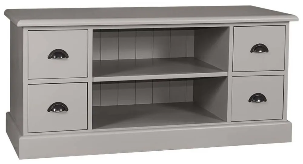Casa Padrino country style sideboard gray 129 x 50 x H. 60 cm - Country Style TV Cabinet Super-Preis