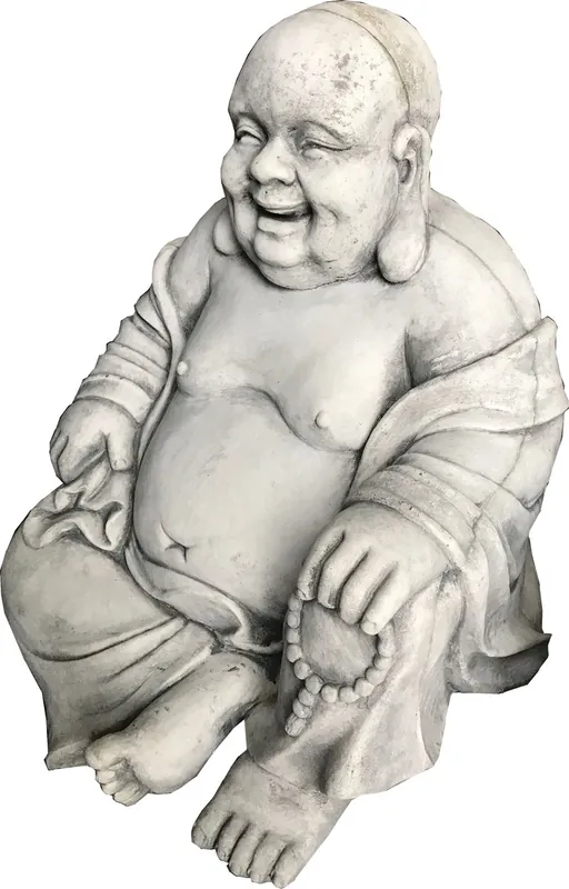 Casa Padrino scultura decorativa di lusso Buddha grigio chiaro 65 x 55 x H. 60 cm - Edizione Limitata Top-Angebot