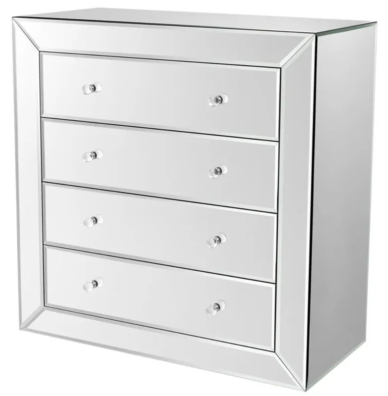 Top-Angebot Casa Padrino cassettone in di lusso in vetro specchio 100 x 47 x H. 100 cm - Arredo Hotel