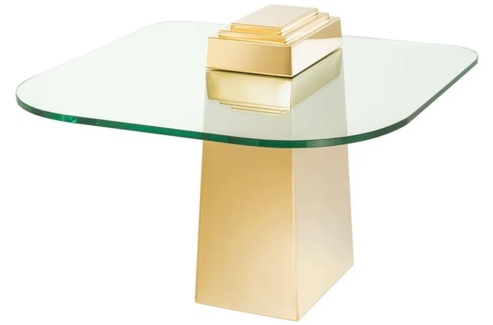 Casa Padrino tavolino di lusso oro 65 x 65 x H. 51 cm - Qualità di Lusso Schneller Versand