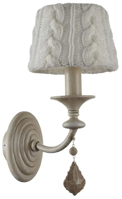 Neue Ware Casa Padrino Baroque Crystal Wall Lamp / Wall Light Beige 15 x 23 x H. 33 cm - Baroque Style Furniture