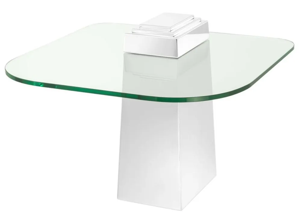 Jetzt Bestellen Casa Padrino tavolino di lusso argento 65 x 65 x H. 51 cm - Qualità di Lusso