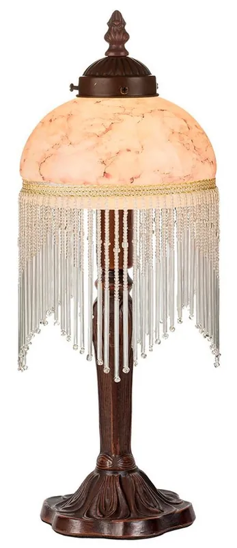 Casa Padrino lampada da tavolo barocca multicolor Ø 15 x H. 40 cm - Mobili da Soggiorno in Stile Barocco Sonderangebot