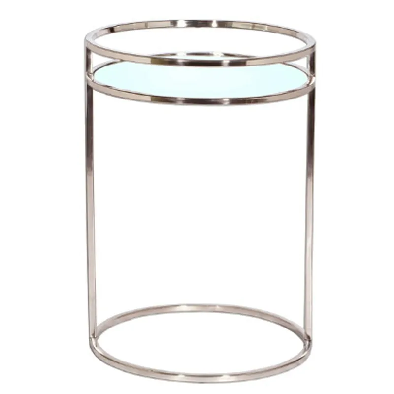 Ausverkauf Tavolino di lusso Casa Padrino con vetro a specchio 40 x 40 x H. 56 cm - Lussuoso arredo per soggiorno