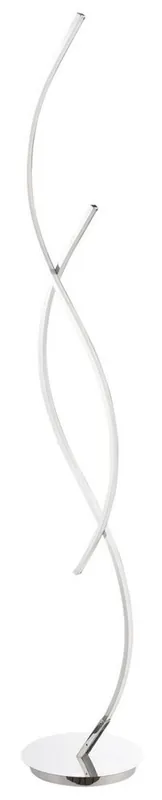 Knallerangebot Casa Padrino Living Room LED Floor Lamp Silver Ø 25 x H. 145 cm - Designer Furniture