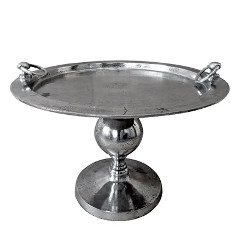 Tavolino di design in alluminio di design Casa Padrino altezza 47 cm - Arredamento di lusso per il soggiorno Begrenztes Angebot