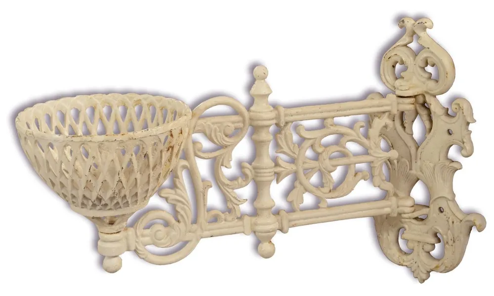 Casa Padrino Appendiabiti da parete Art Nouveau Crema Anticata 24,2 x 61,5 cm - Deco Garden Sofort Bestellen