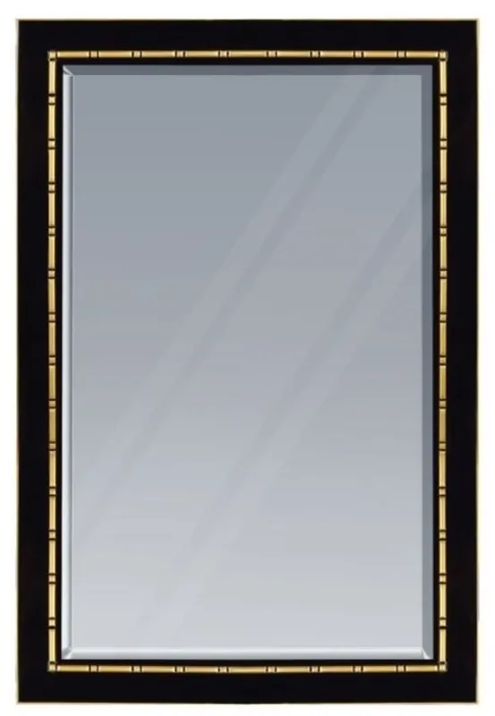 Sofort Bestellen Casa Padrino Specchio da Parete di Lusso Nero / Oro 81 x H. 106 cm - Collezione di Lusso