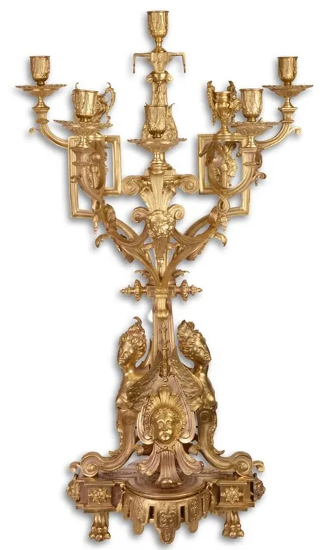 Meistverkauft Casa Padrino Barocco Candelabri Oro 45 x 34 x H. 75 cm - Elegante e Sontuoso
