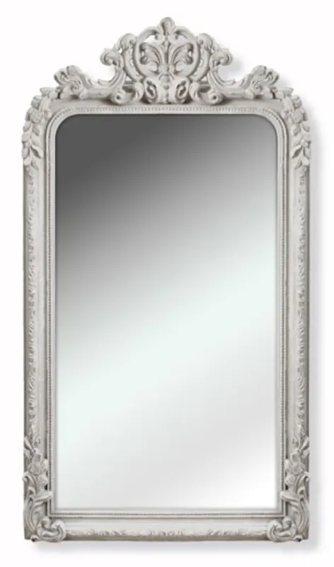 Casa Padrino Specchio da Parete Barocco Bianco 90 x H. 158 cm - Mobili in Stile Barocco Bestseller