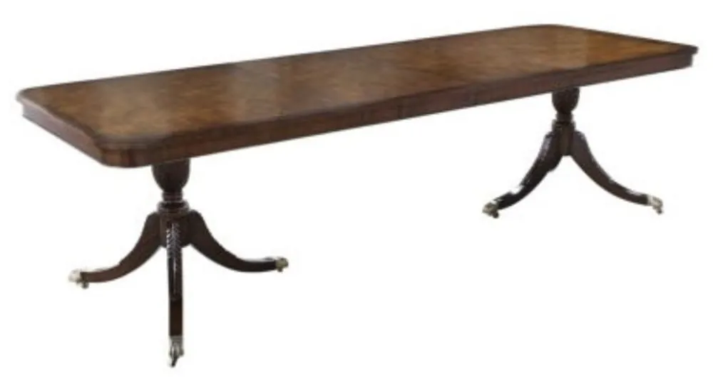 Preiswert Casa Padrino tavolo da pranzo di lusso in mogano con rotelle per cucine marrone chiaro / marrone scuro 180 x 95 x H. 89 cm - Mobili da Pranzo di Lusso