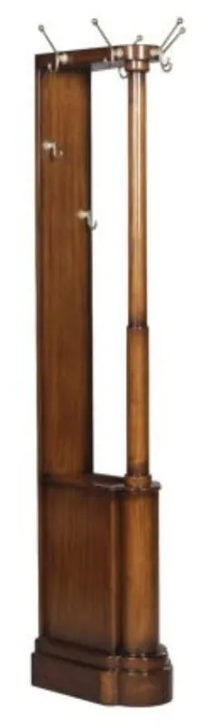 Must-Have Casa Padrino appendiabiti di lusso in mogano marrone 35 x 52 x H. 192 cm - Arredamento Hotel e Ristorante