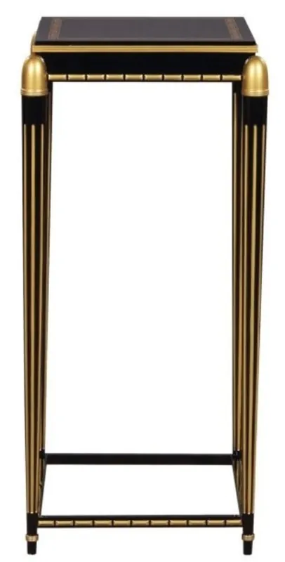 Casa Padrino tavolo da salotto di lusso da salotto nero / oro 45 x 45 x H. 95 cm - Tavolino di Lusso Knallerangebot