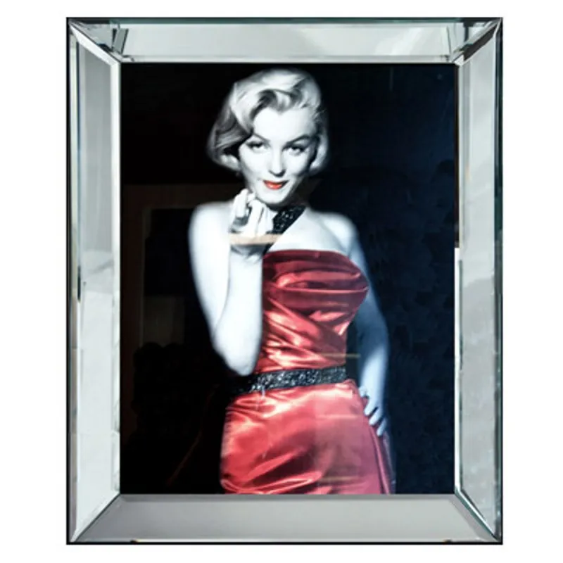 Neuheit Casa Padrino Designer Immagine Lady in Red Marilyn Monroe Mod1 - Edizione limitata