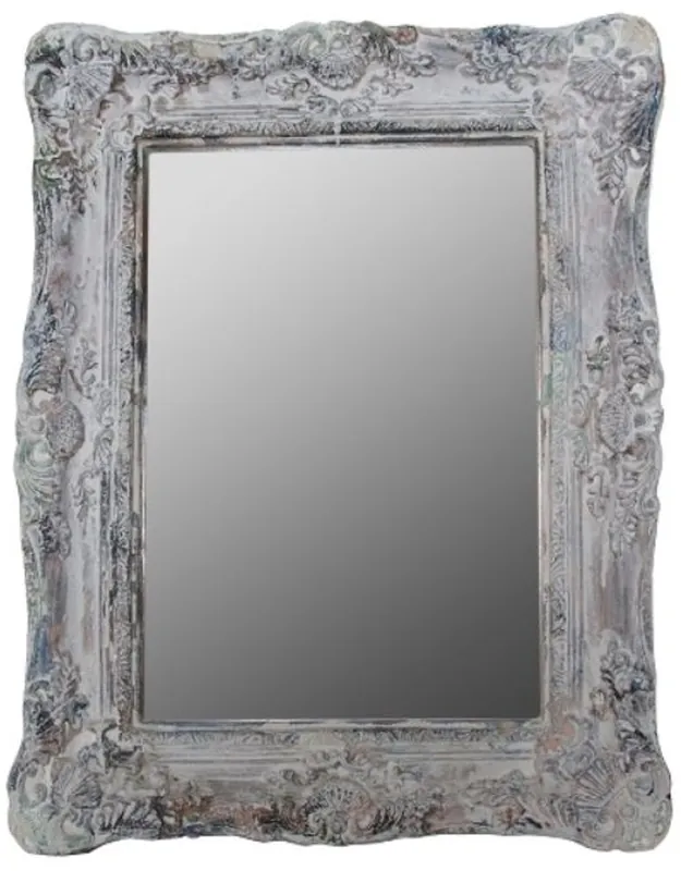 Casa Padrino specchio / specchio a muro in stile barocco grigio antico 42 x H. 54 cm - Mobili Barocco Neuheit