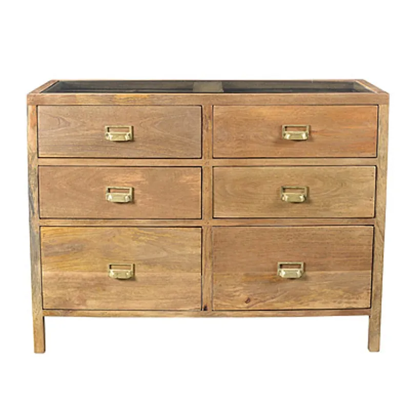 Credenza di lusso Casa Padrino marrone L.170 x H.90 x D45 - Mobile TV - Comò - Fatto a mano in legno di acacia massiccio! Online Kaufen