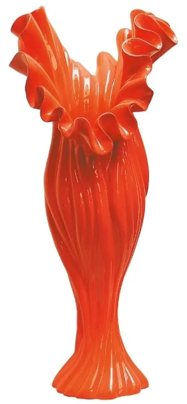Casa Padrino designer vaso da fiori arancione B. 24 cm altezza 60 cm Mod1 - Dekovase Jetzt Kaufen