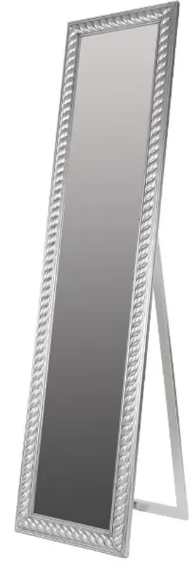 Casa Padrino Specchio da appoggio barocco in argento con bellissima cornice in cavo d'argento antico H. 180 cm - Fatto a mano Kracherpreis