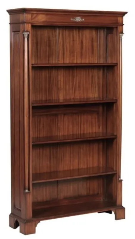 Casa Padrino libreria / mensola di lusso in stile barocco marrone 103 x 32 x H. 185,5 cm - Mobili da Soggiorno Barocco Echt
