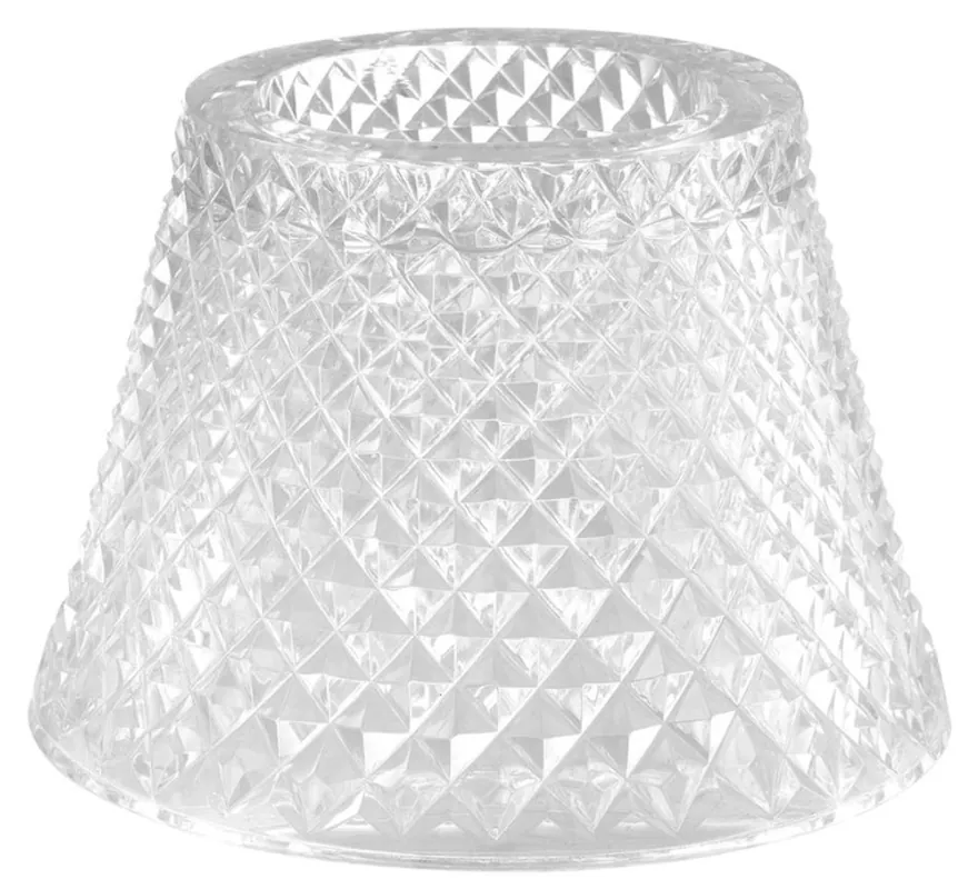 Neue Ware Casa Padrino paralume portacandele tealight in vetro trasparente Ø 15 x H. 12,5 cm - Accessori di Lusso